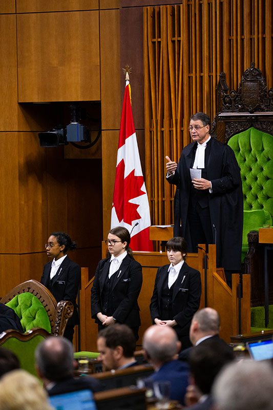 Anthony Rota, Speaker of the House of Commons of Canada, Question Period /  Président de la chambre des communes du Canada, Période des questions  Ottawa, Ontario, on February 27, 2020.  © HOC-CDC Credit: Bernard Thibodeau, House of Commons Photo Services